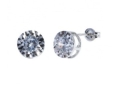 Серьги, серебро 925, циркон 023 01 21-02850 2010 г инфо 10375w.