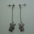 Серьги, серебро 925, циркон 001 01 21-00387 2009 г инфо 10393w.