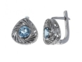 Серьги, серебро 925, топаз 020 01 21lsk-00004 2010 г инфо 10437w.