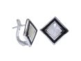 Серьги, серебро 925, эмаль, перламутр 003 01 21spk-00459 2010 г инфо 10441w.