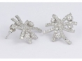Серьги-пуссеты, серебро 925, циркон 001 01 21-01811 2009 г инфо 10443w.