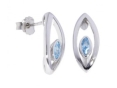 Серьги, серебро 925, топаз синт 006 01 21sk-00478 2009 г инфо 10493w.