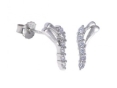 Серьги, серебро 925, циркон 006 01 21sk-00458 2009 г инфо 10508w.