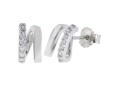 Серьги, серебро 925, циркон 006 01 21sk-00486 2009 г инфо 10548w.