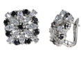 Серьги, серебро 925, циркон 002 01 21spk-00047 2009 г инфо 10598w.