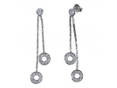 Серьги, серебро 925, циркон 019 01 21-02895 2010 г инфо 10614w.
