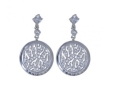 Серьги, серебро 925, циркон 012 01 21sp-00058 2010 г инфо 10626w.