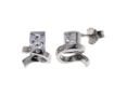 Серьги, серебро 925, циркон 006 01 21spk-00355 2009 г инфо 10631w.