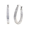 Серьги, серебро 925, циркон 005 01 21-03337 2010 г инфо 10645w.