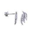 Серьги, серебро 925, 4 бриллианта -0,04 007 01 21sk-00396 2010 г инфо 10802w.