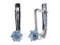 Серьги, серебро 925, топаз 008 01 21-02950 2010 г инфо 10809w.