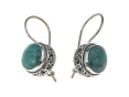 Серьги, серебро 925, бирюза 010 01 21-01963 2009 г инфо 10878w.