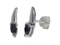 Серьги, серебро 925, оникс 004 01 21sk-00253 2010 г инфо 11256w.