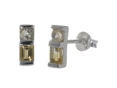 Серьги, серебро 925, цитрин 004 01 21sk-00244 2010 г инфо 11271w.