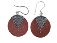 Серьги, серебро 925, коралл 010 01 21-02235 2010 г инфо 11293w.