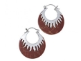 Серьги, серебро 925, коралл 010 01 21-02244 2010 г инфо 11296w.
