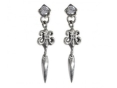Серьги, серебро 925, циркон 035 01 21-03399 2010 г инфо 11302w.