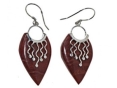 Серьги, серебро 925, коралл 010 01 21-02268 2010 г инфо 11319w.