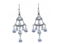 Серьги, серебро 925, циркон 020 01 21-02884 2010 г инфо 11339w.