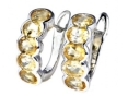 Серьги, серебро 925, цитрин 001 01 21spk-00003 2010 г инфо 11340w.