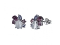 Серьги, серебро 925, иолит,лунн к,турмалин 004 01 21sk-00196 2010 г инфо 11344w.