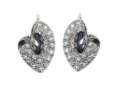 Серьги, серебро 925, оникс,циркон 020 01 21sk-00278 2010 г инфо 11361w.