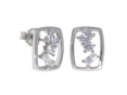 Серьги, серебро 925, циркон 006 01 21spk-00347 2009 г инфо 11380w.