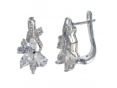 Серьги, серебро 925, циркон 008 01 21-03361 2010 г инфо 11410w.