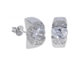 Серьги, серебро 925, циркон 004 01 21sk-00500 2009 г инфо 11421w.