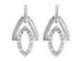 Серьги, серебро 925, циркон 006 01 21sk-00439 2009 г инфо 11536w.