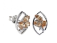 Серьги, серебро 925, циркон 006 01 21spk-00352 2009 г инфо 11544w.