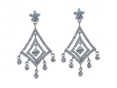 Серьги, серебро 925, циркон 019 01 21sp-00113 2010 г инфо 11574w.