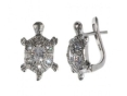 Серьги, серебро 925, циркон 003 01 21spk-00218 2010 г инфо 11581w.